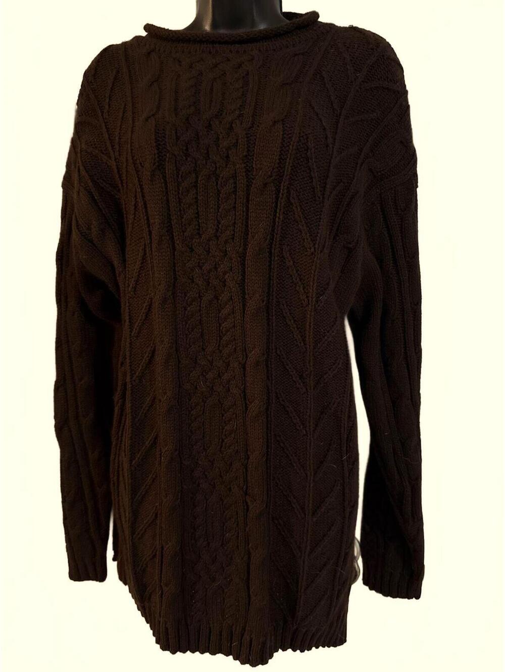 Sears Vintage Cable Knit Sweater XL